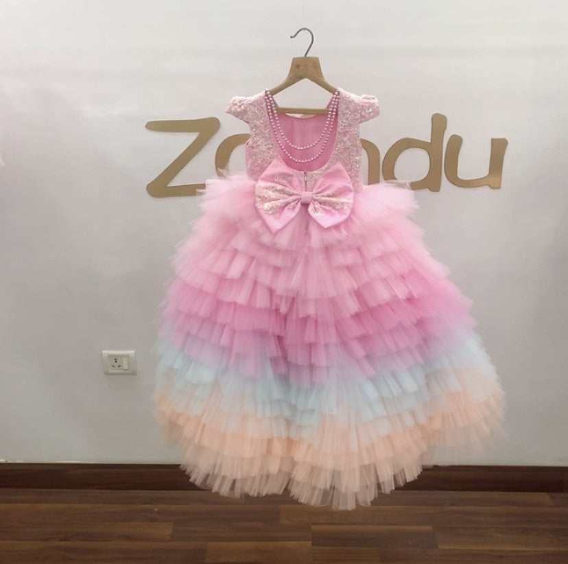 Zolindu Tilda MultiColor Girls Dress