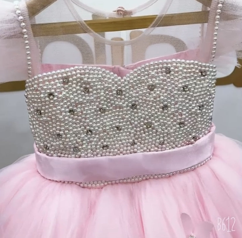 Zolindu Beaded Butterfly Princess Dress