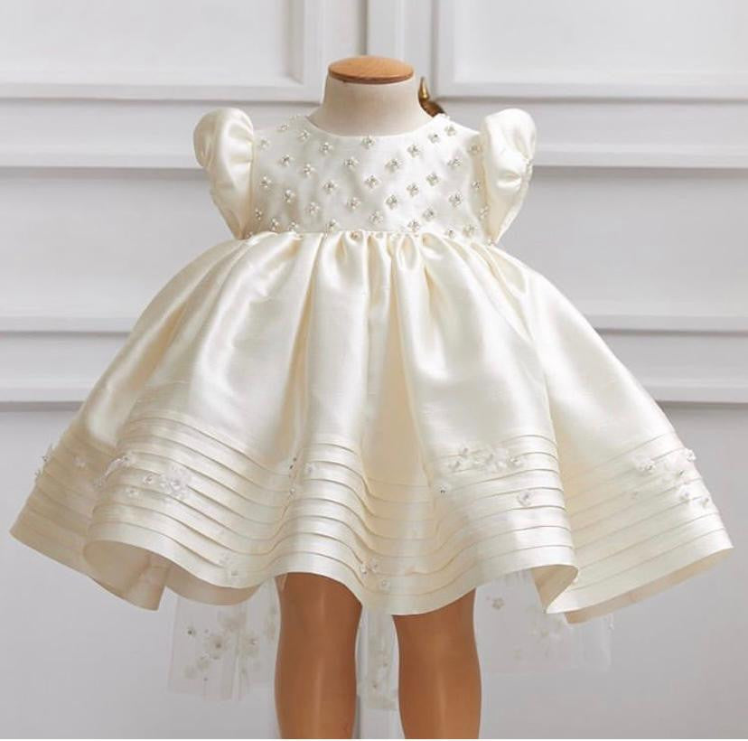 Lola Silk Embroidery Dress