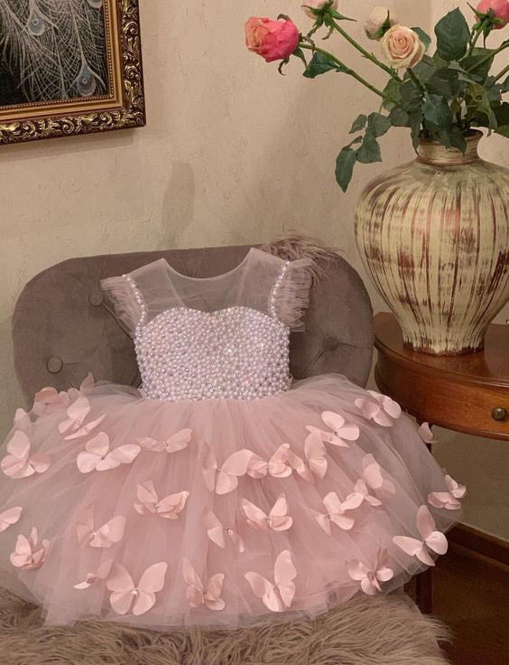 Zolindu Beaded Butterfly Princess Dress