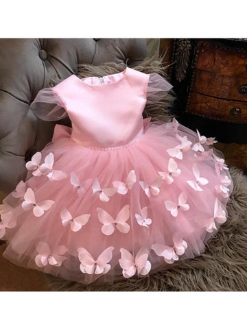 Butterfly Rose Pink Dress