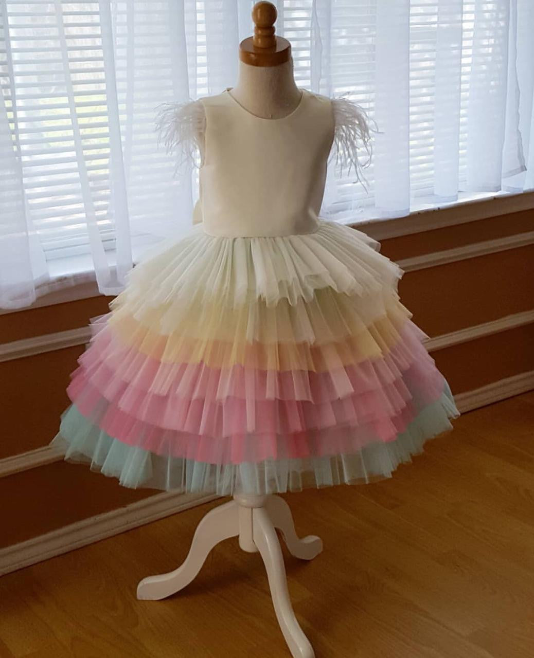 Robyn Multilayer Pastel Gown