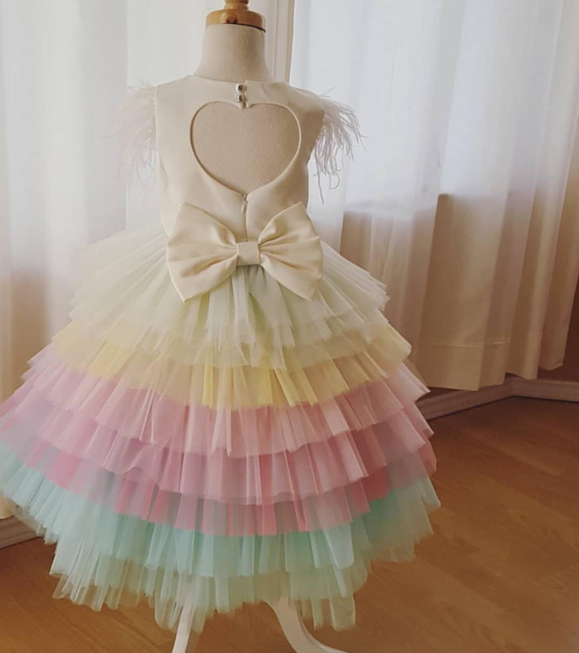 Robyn Multilayer Pastel Gown