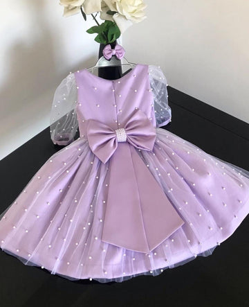 Anne Purple Beaded Dress