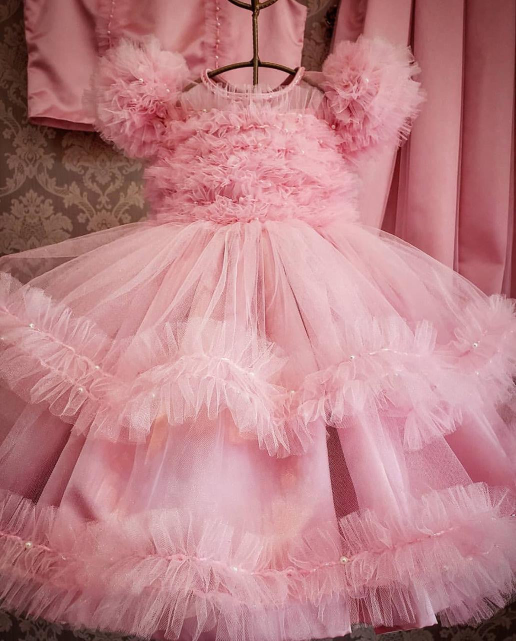 Zolindu Rubaline Pink Baby Girls Dress