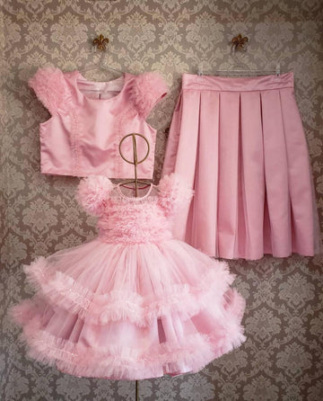 Zolindu Rubaline Pink Baby Girls Dress