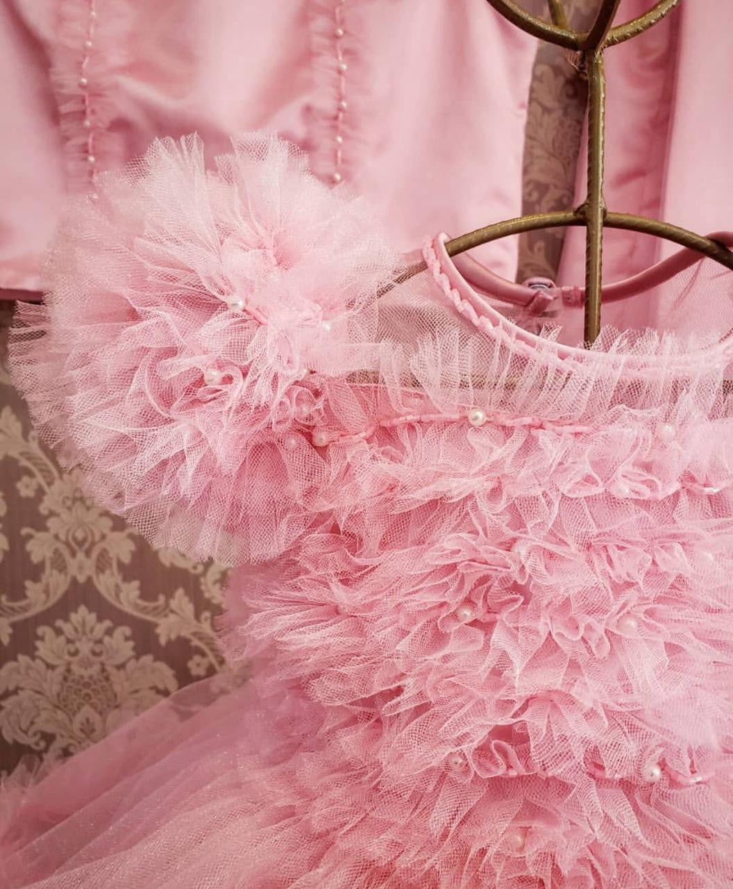 Zolindu Rubaline Pink Baby Girls Dress