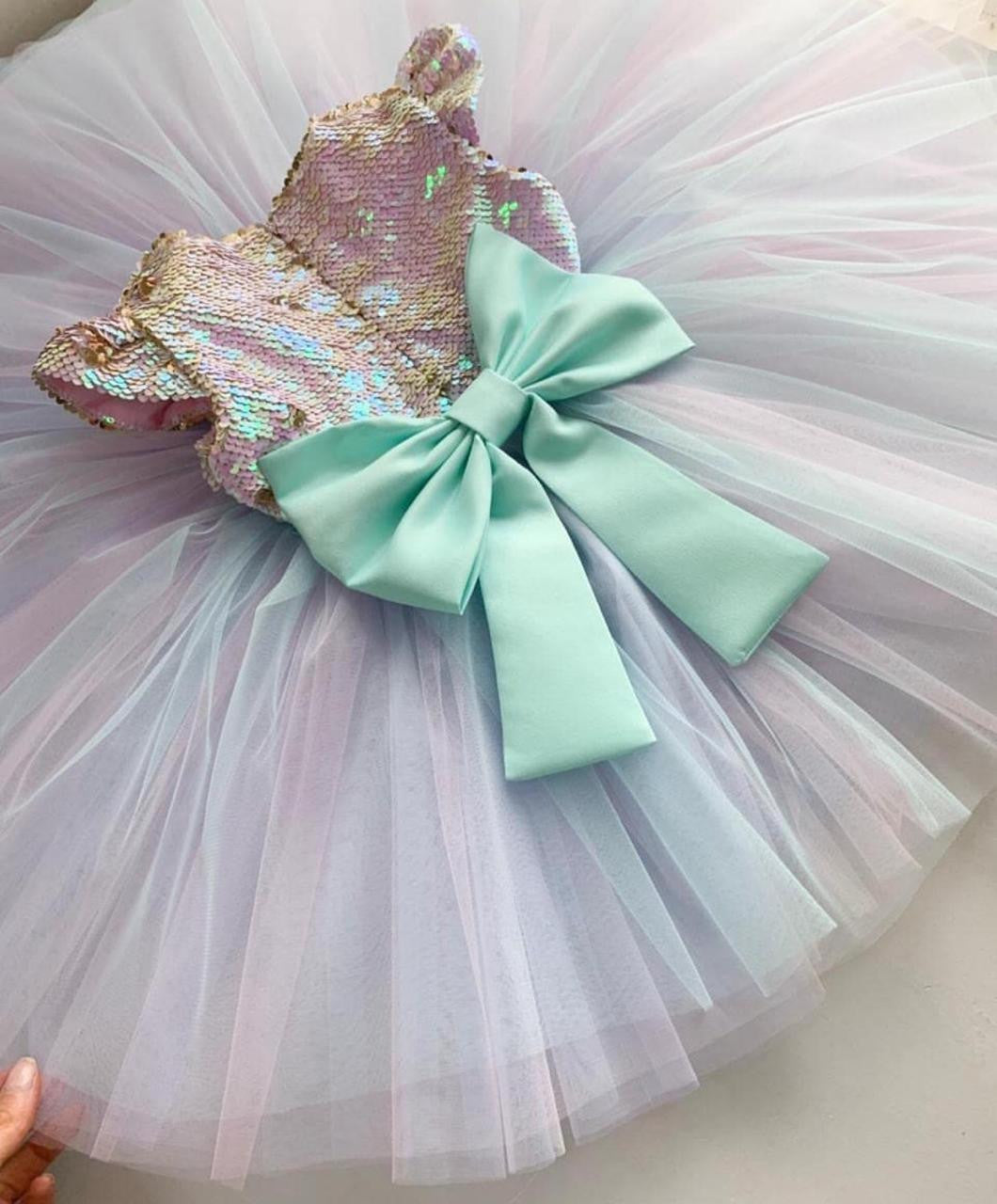 Zolindu Sherrica Multicolor Girls Dress