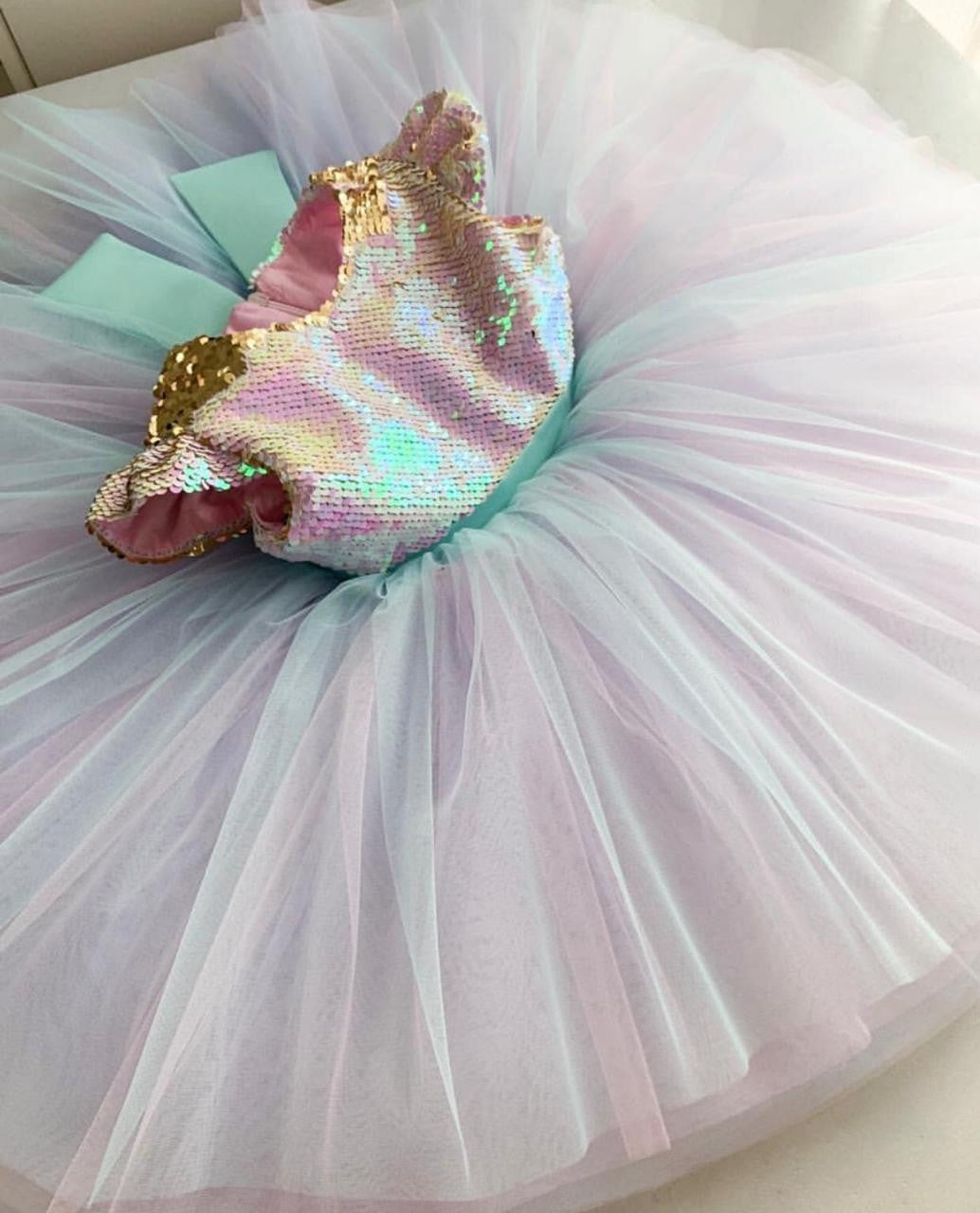 Zolindu Sherrica Multicolor Girls Dress