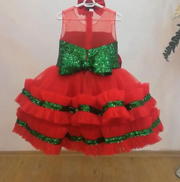 Zolindu Taliana Sequin Frill Girls Dress