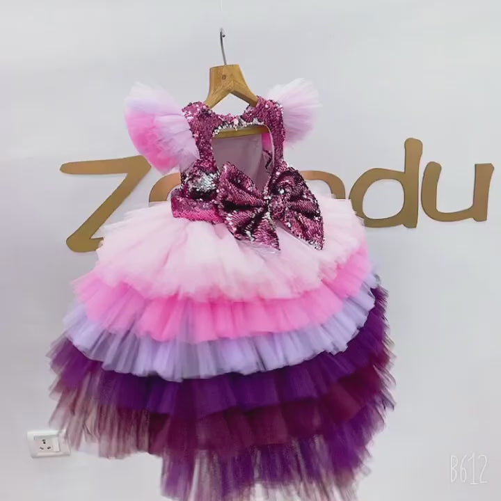 Zolindu Rosalind Multicolor Girls Dress
