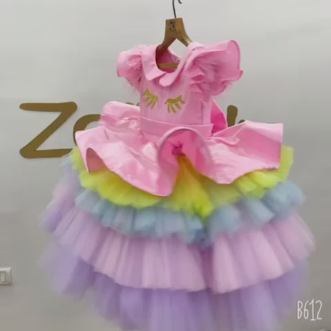 Zolindu Unicorn Girls Dress