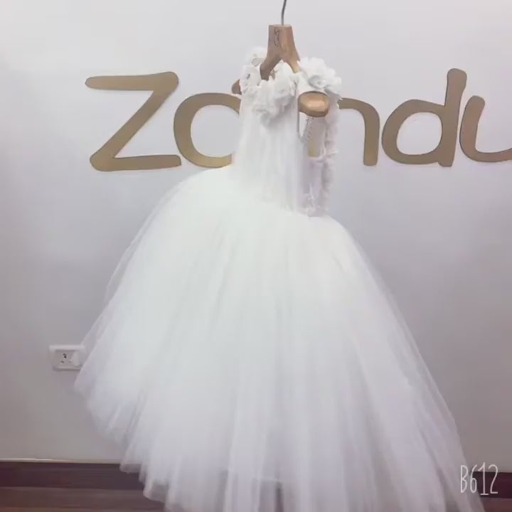 Zolindu Charlotte Young Princess White Gown