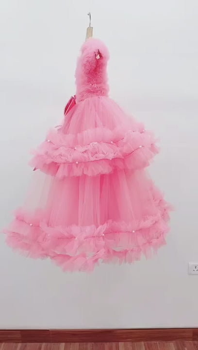 Zolindu Rubaline Pink Baby Girls Dress