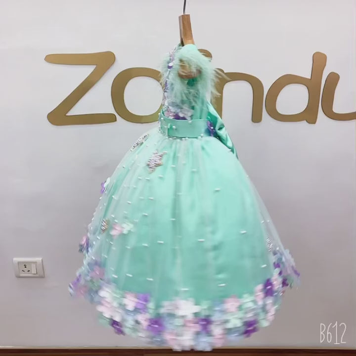 Damaric Mermaid Peals Girls Dress