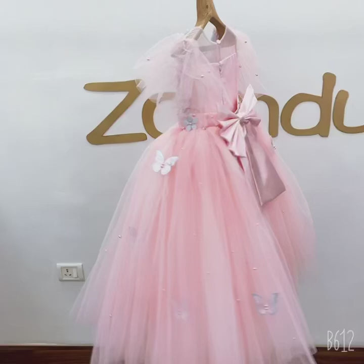 Zolindu Roselin Light Pink Girls Dress