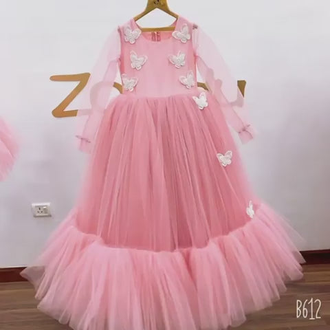Zolindu Sharita Pink Girls Dress