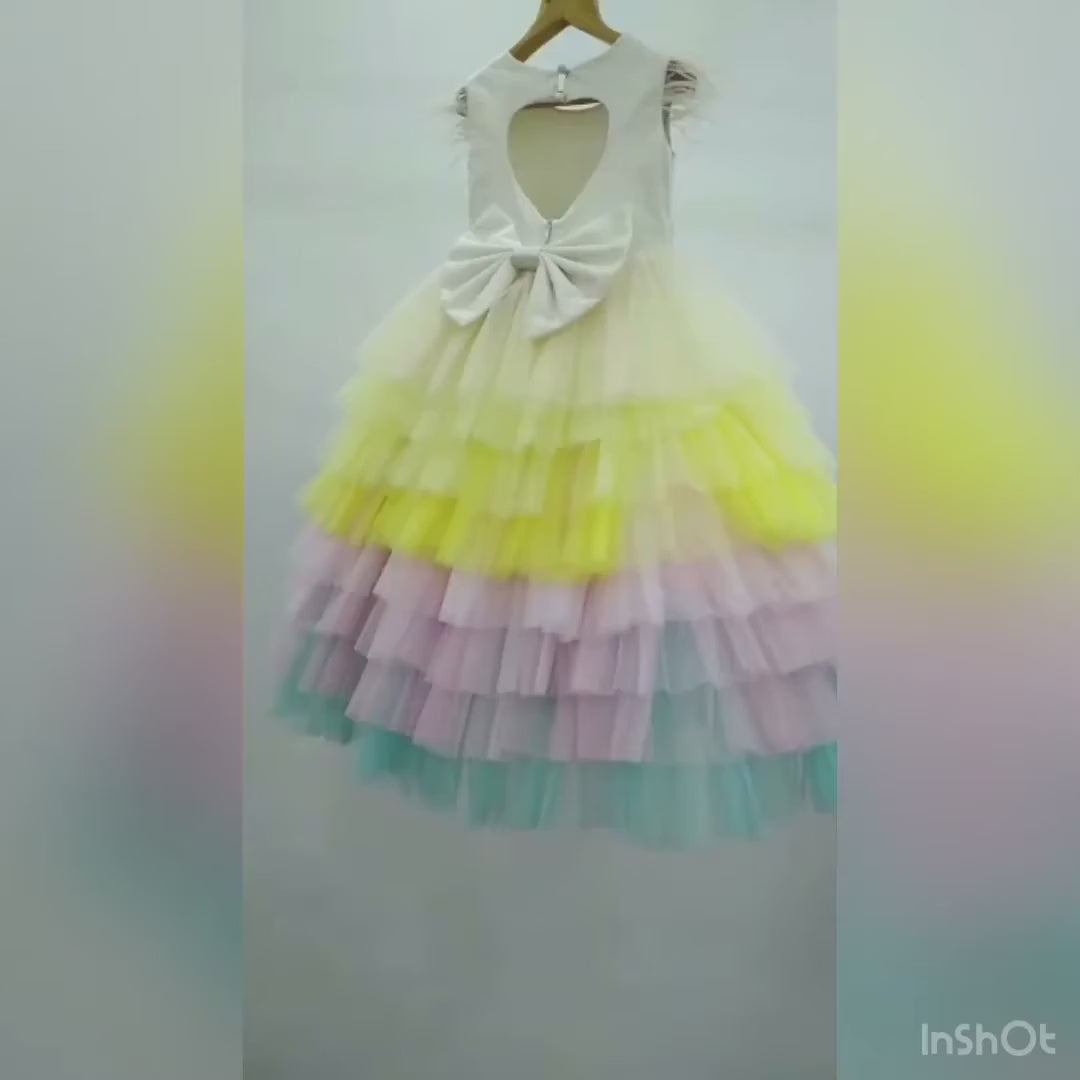 Robyn Multilayer Pastel Gown