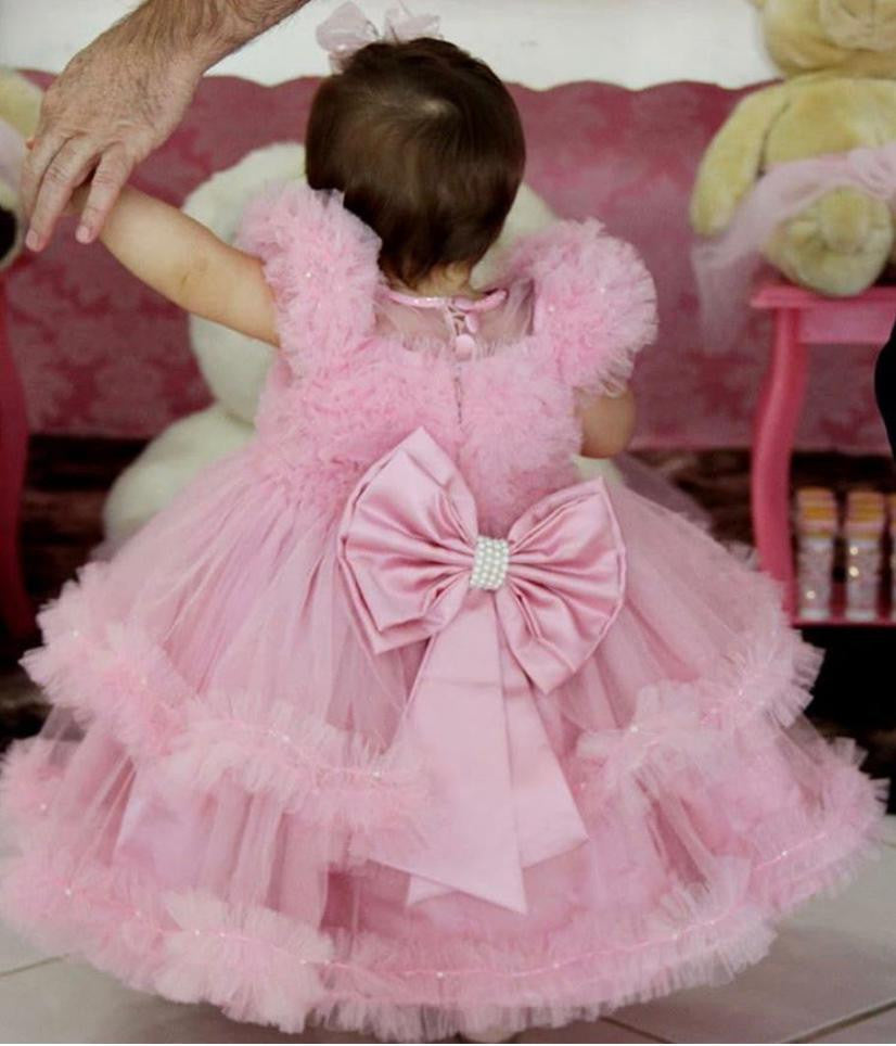 Zolindu Rubaline Pink Baby Girls Dress