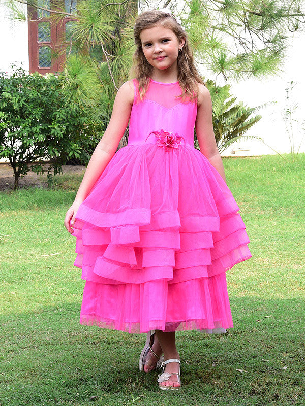 Lily Dress Fuscia