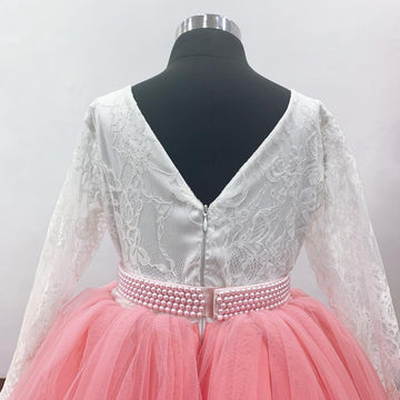 Zolindu Veronika Girls Dress With Minnie Pearl Belt