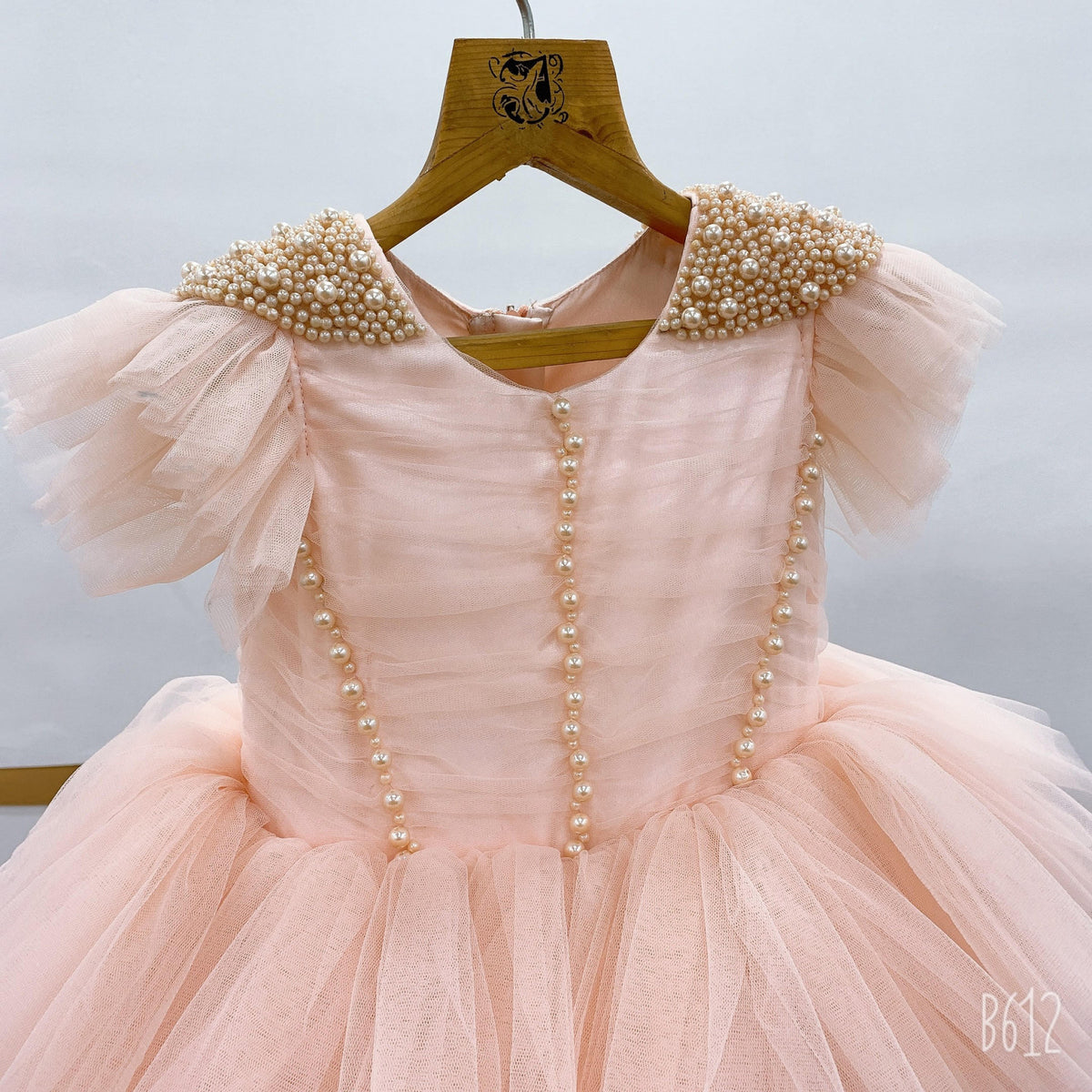 Zolindu Pearl Beaded Mulilayer dress