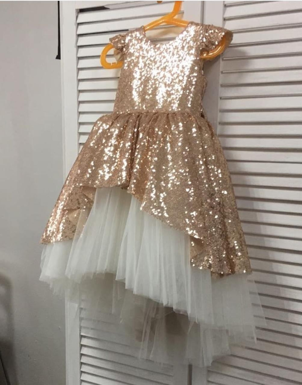 Zolindu Poppy Golden Sequin Gown